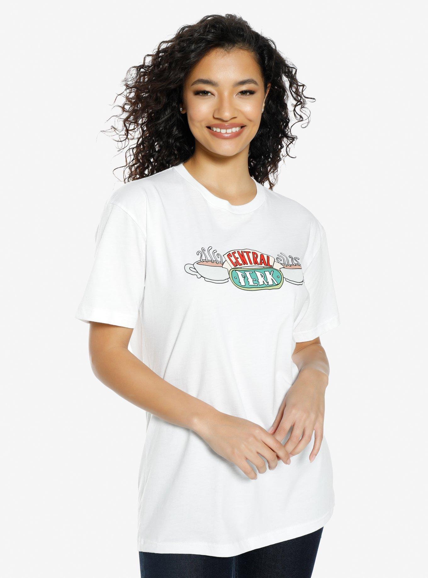 Friends Central Perk Sketch Logo T-Shirt, WHITE, hi-res