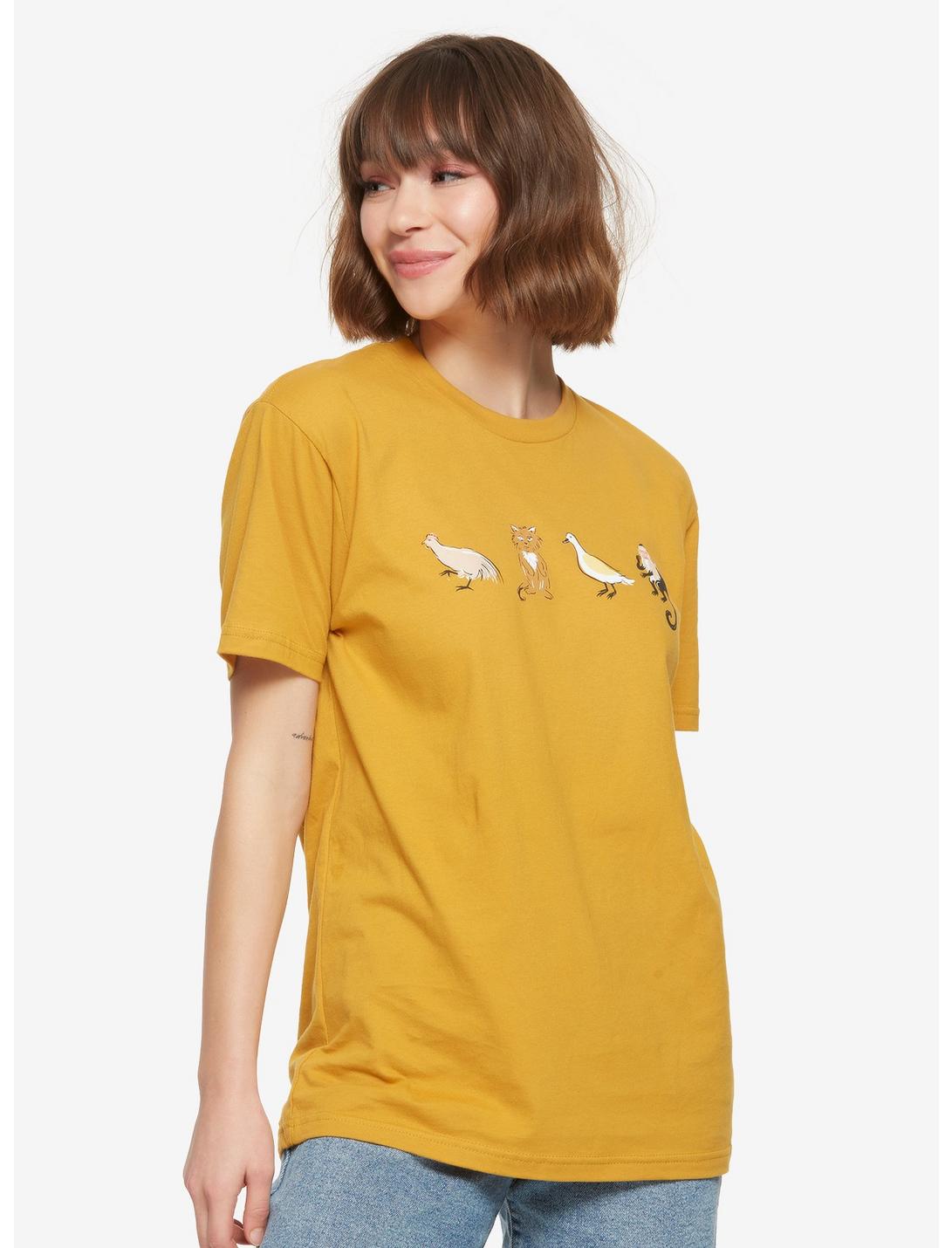Friends Animals Womens T-Shirt, GOLD, hi-res
