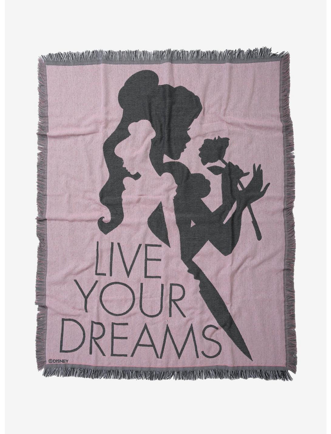 Disney Cinderella Live Your Dreams Tapestry Throw Blanket, , hi-res