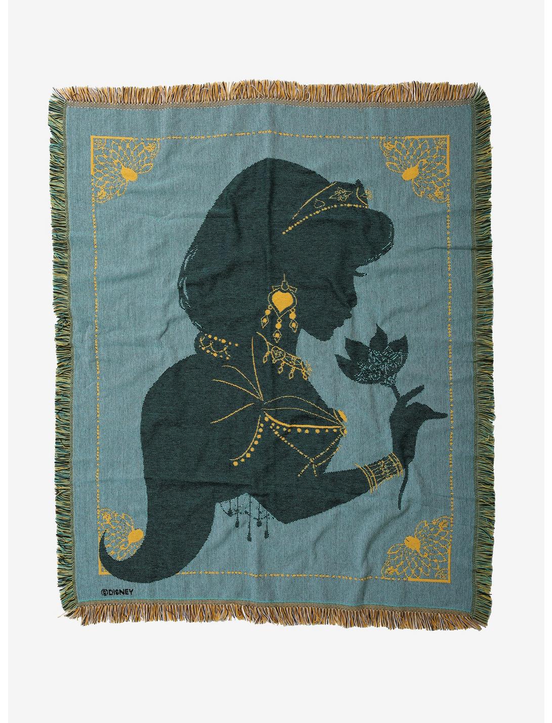 Disney Aladdin Princess Jasmine Silhouette Tapestry Throw Blanket, , hi-res