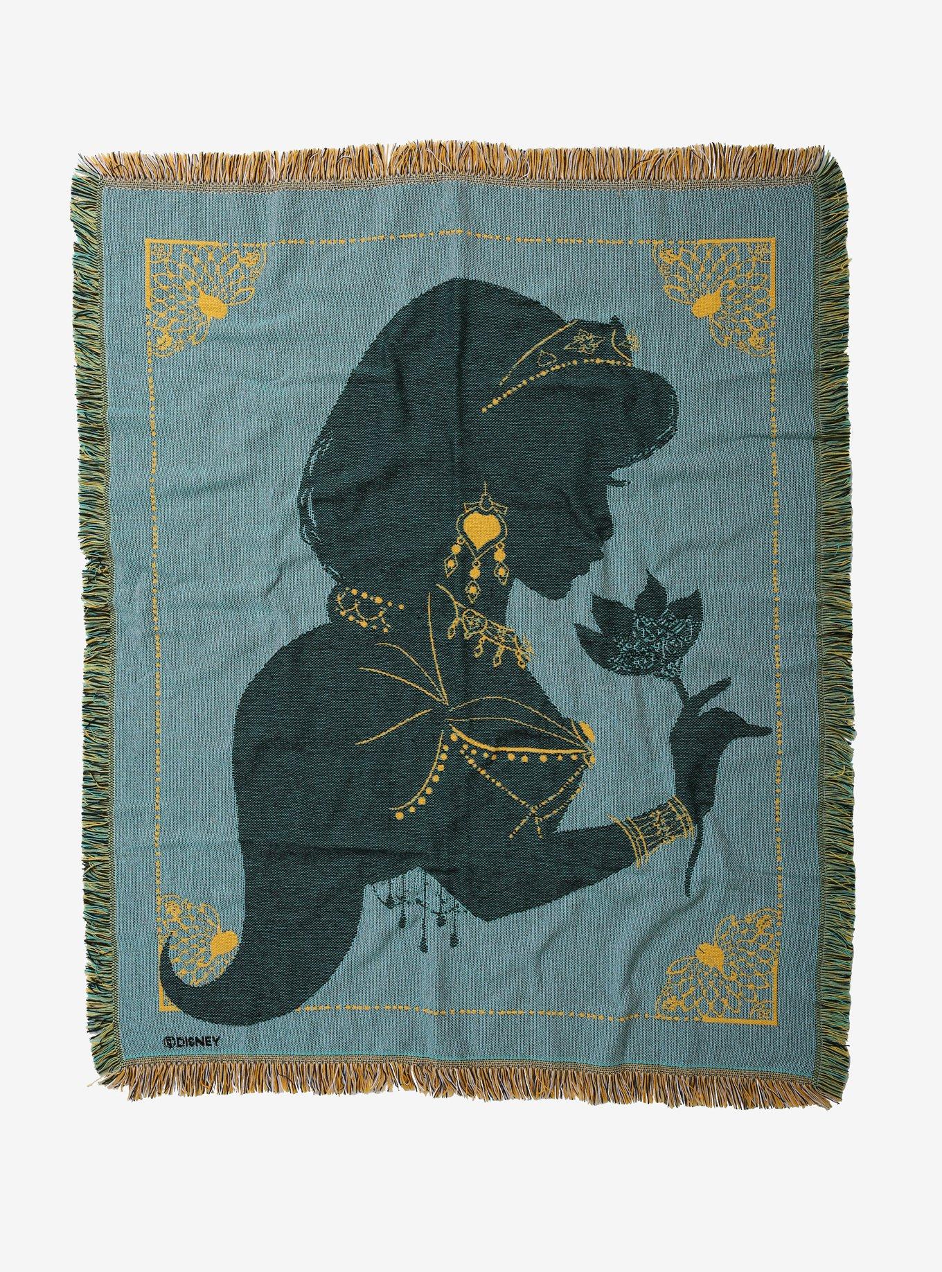 Disney Aladdin Princess Jasmine Silhouette Tapestry Throw Blanket, , hi-res