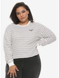 Over It Striped Girls Long-Sleeve T-Shirt Plus Size, MULTI, hi-res