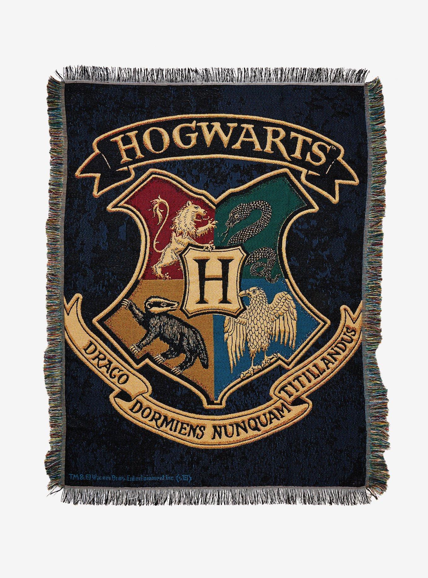 Harry Potter Hogwarts Crest Tapestry Throw Blanket, , hi-res