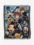Disney Kingdom Hearts Characters Tapestry Throw Blanket, , hi-res