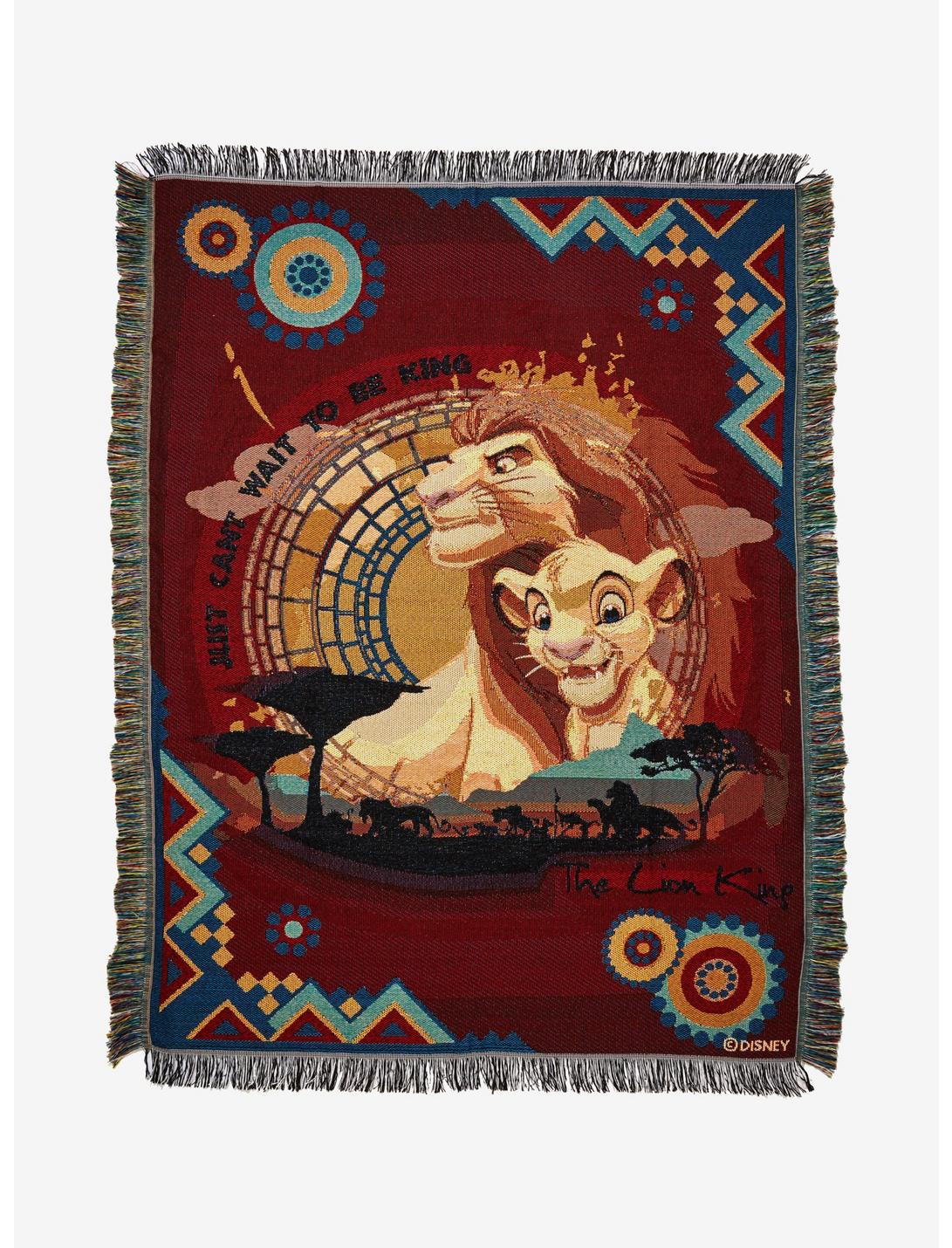 New Can't Wait To Be King The Lion King Simba Tapestry Throw Gift Blanket Movie 