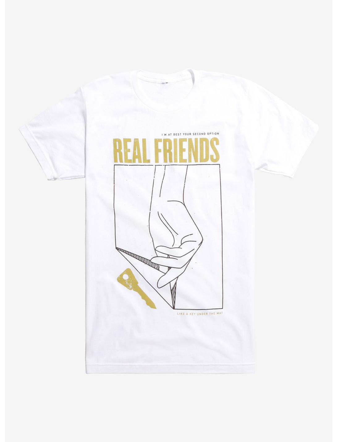 Real Friends Second Option T-Shirt, WHITE, hi-res