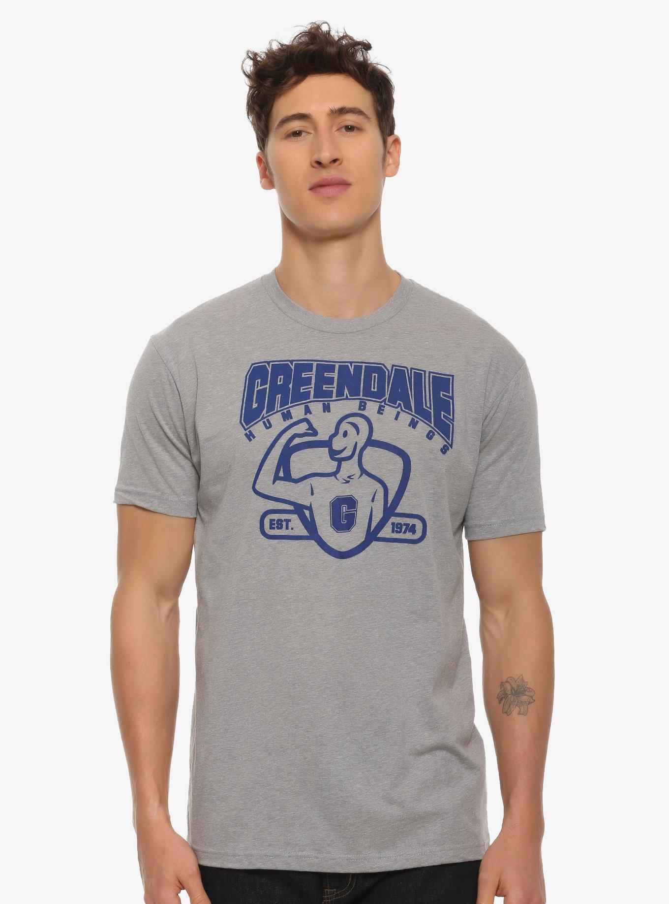 Community Greendale Human Beings T-Shirt - BoxLunch Exclusive, GREY, hi-res