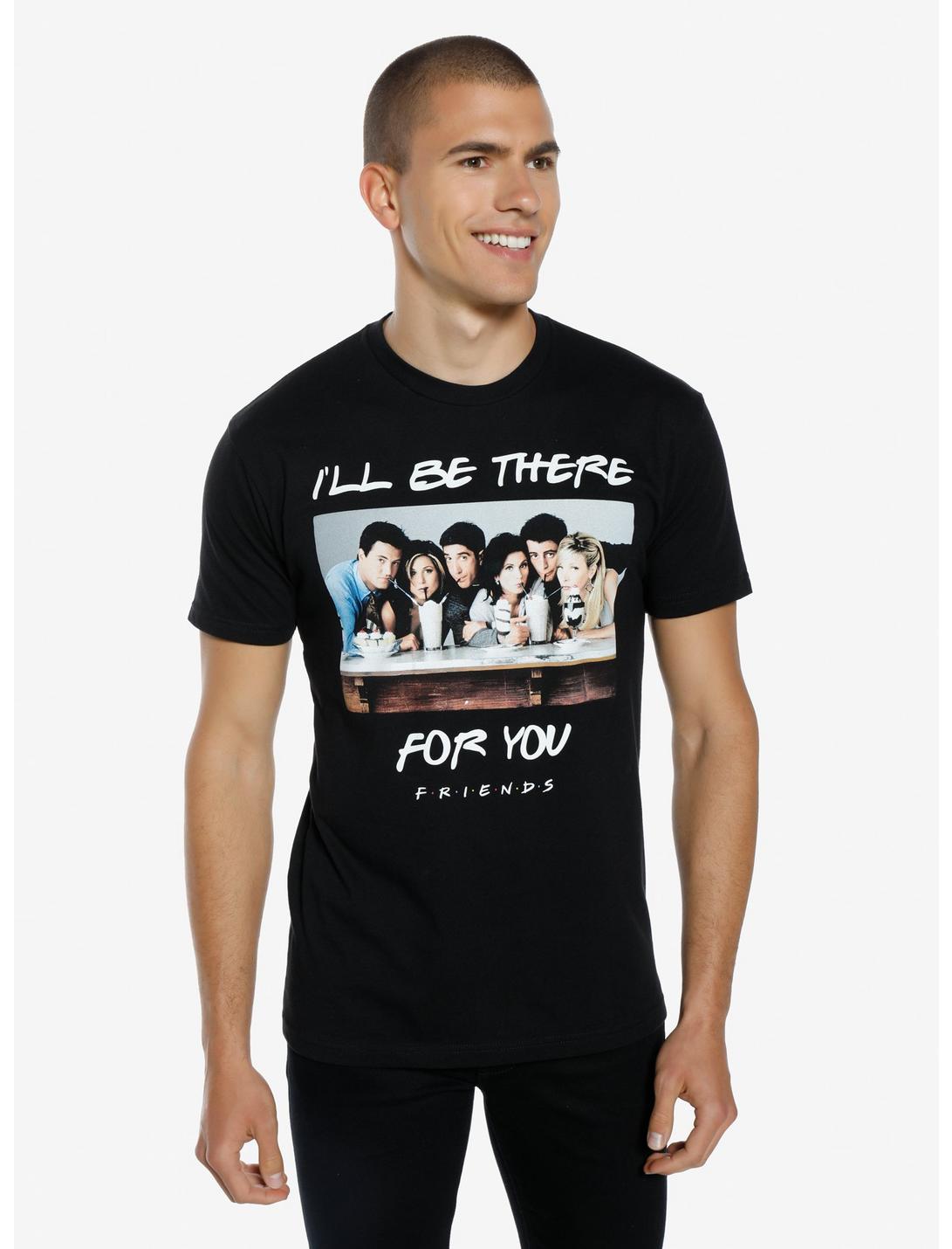 Friends I'll Be There For You Milkshakes T-Shirt, BLACK, hi-res