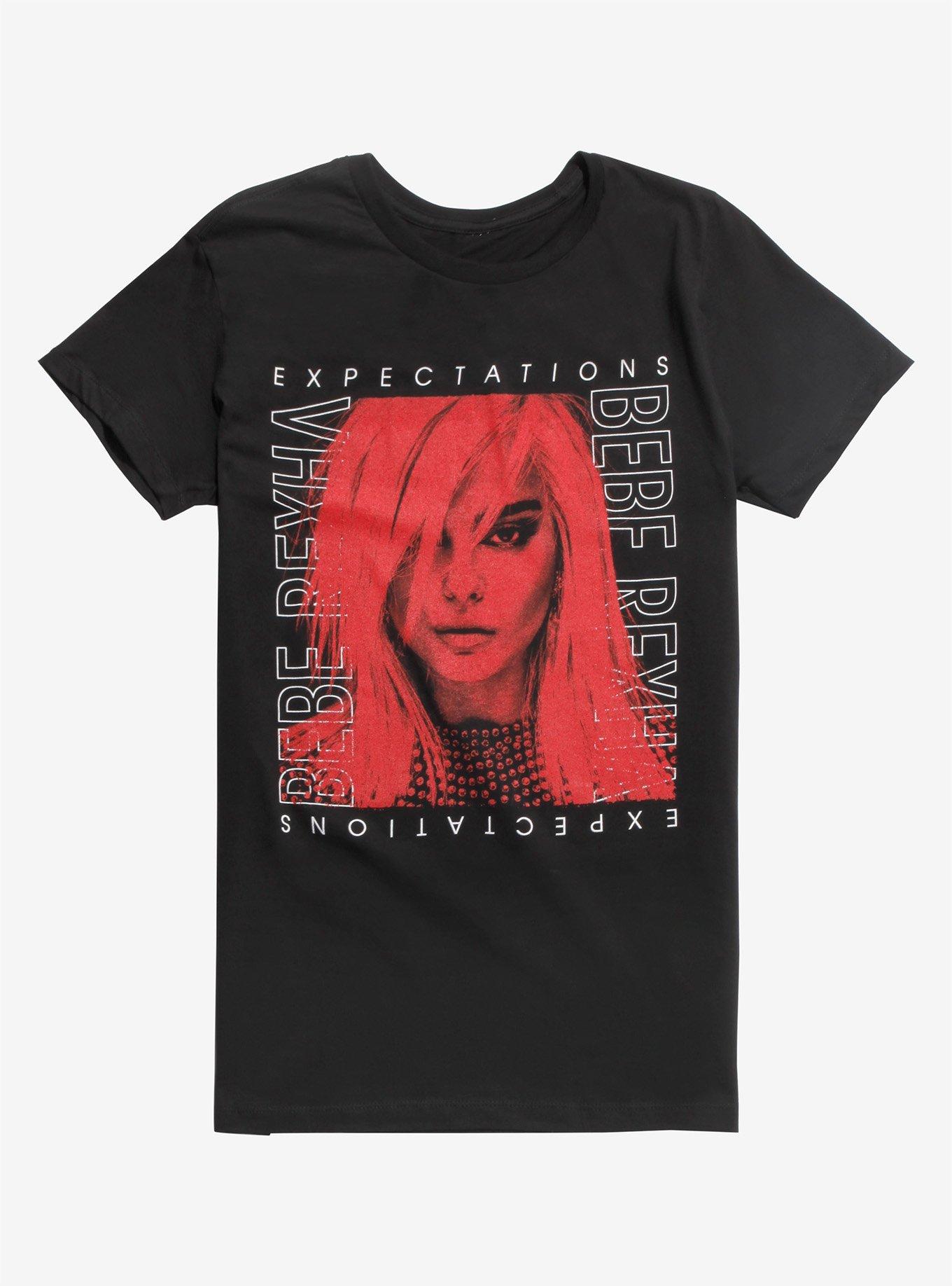 Bebe Rexha Red Photo T-Shirt, BLACK, hi-res