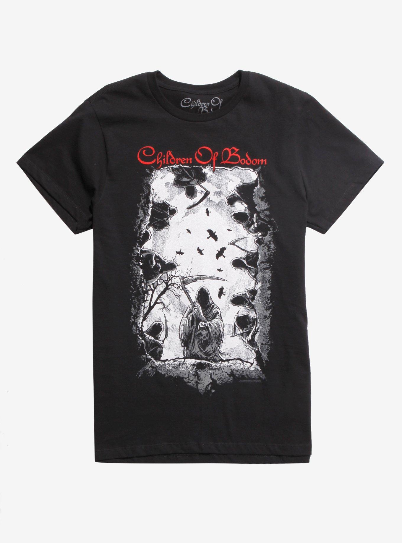 Children Of Bodom Grave Reapers T-Shirt, BLACK, hi-res