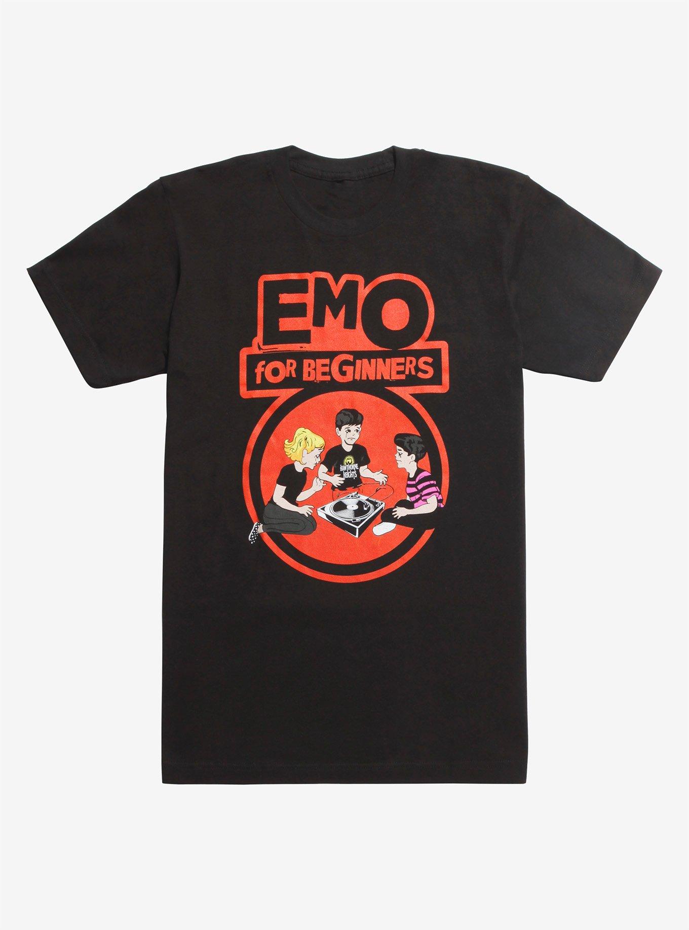 Hawthorne Heights Emo For Beginners T-Shirt, BLACK, hi-res