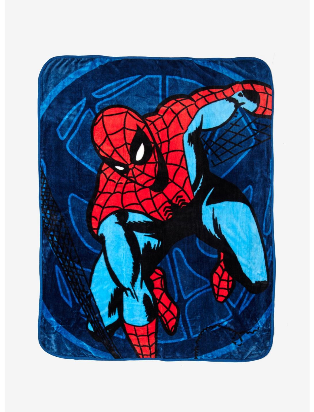Marvel Spider-Man Comic Throw Blanket, , hi-res