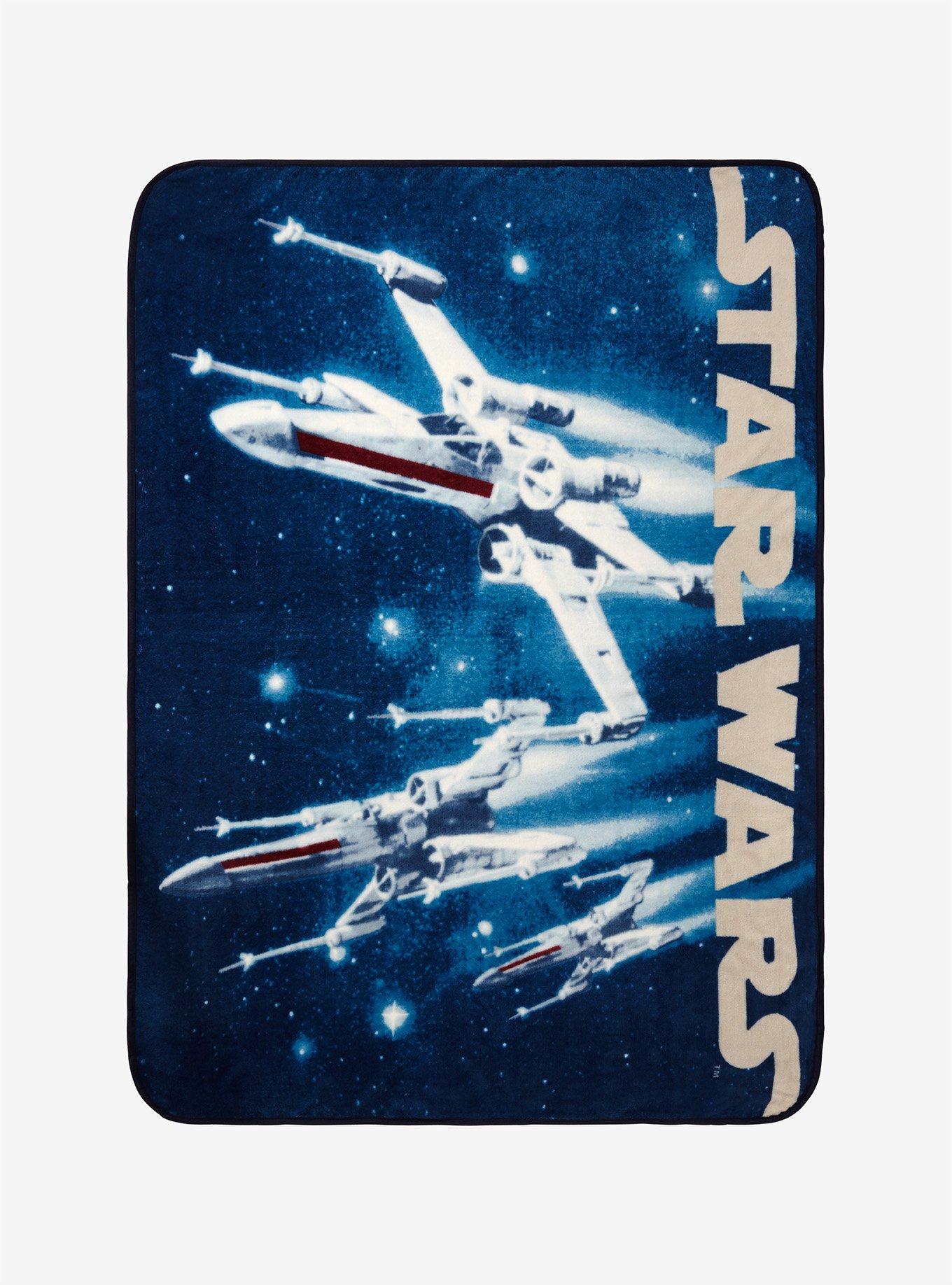 Star Wars X-Wing Starfighter Plush Throw Blanket, , hi-res