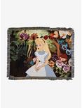Disney Alice In Wonderland Garden Tapestry Throw Blanket, , hi-res