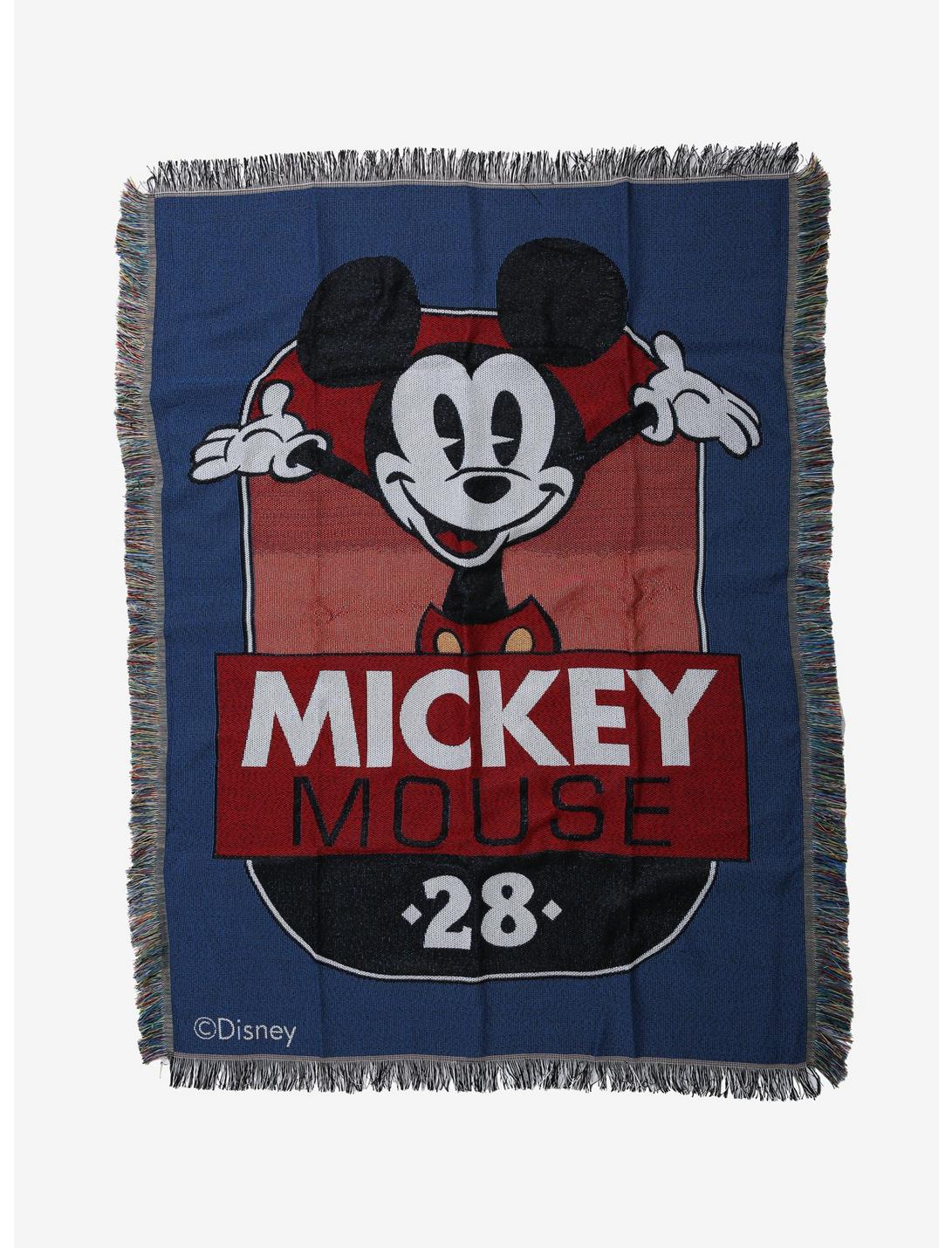Disney Mickey Mouse Classic Tapestry Throw Blanket, , hi-res