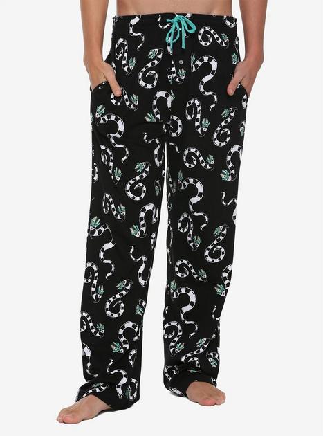 Beetlejuice Sandworm Print Pajama Pants | Hot Topic