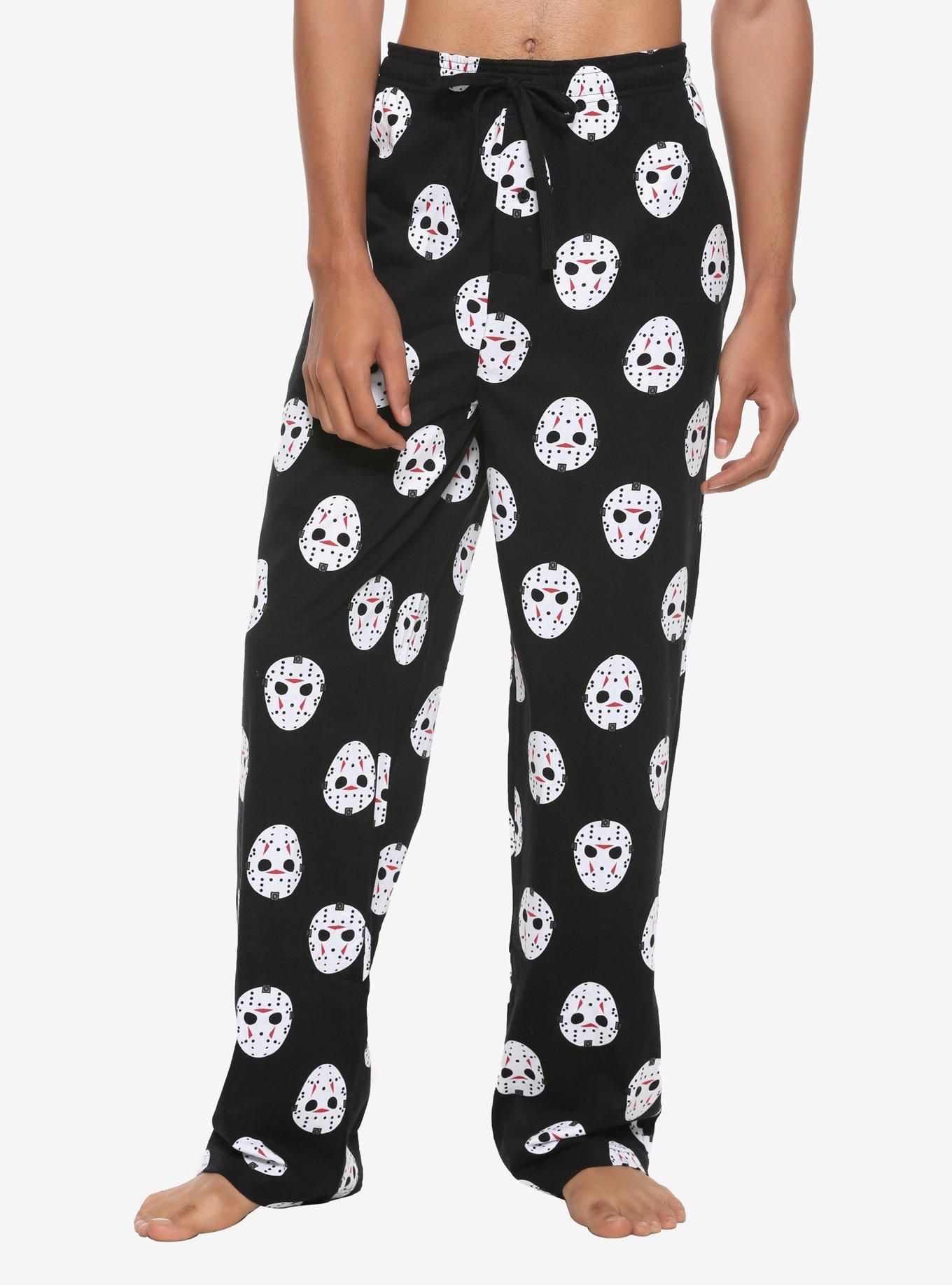 Friday The 13th Jason Mask Pajama Pants, MULTI, hi-res