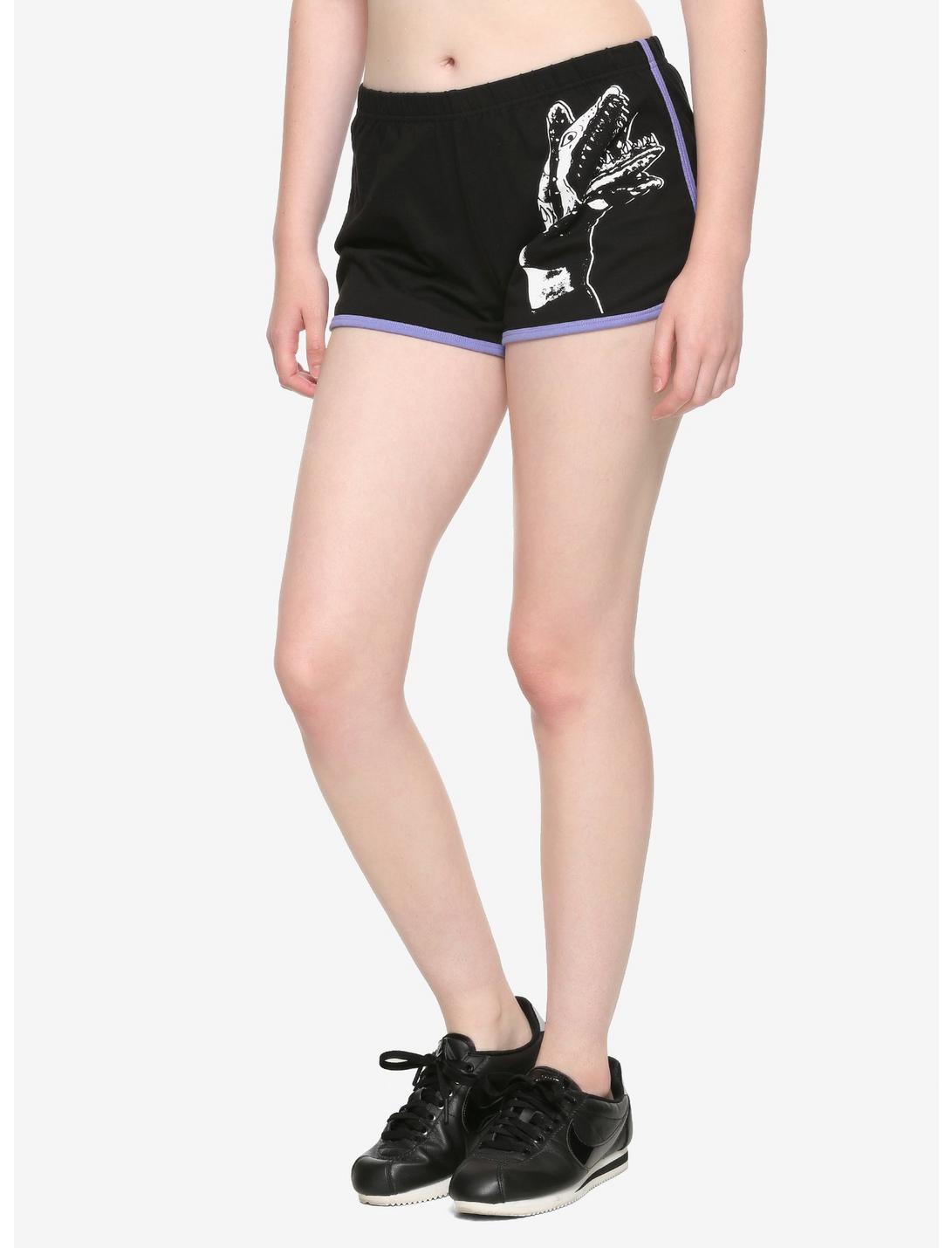 Beetlejuice Sandworm Girls Soft Shorts, BLACK, hi-res