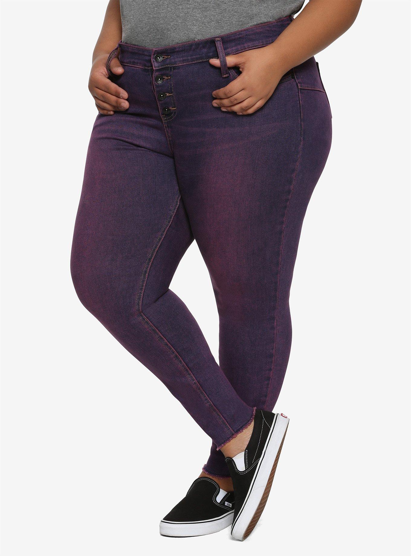 Plus size purple clearance jeggings