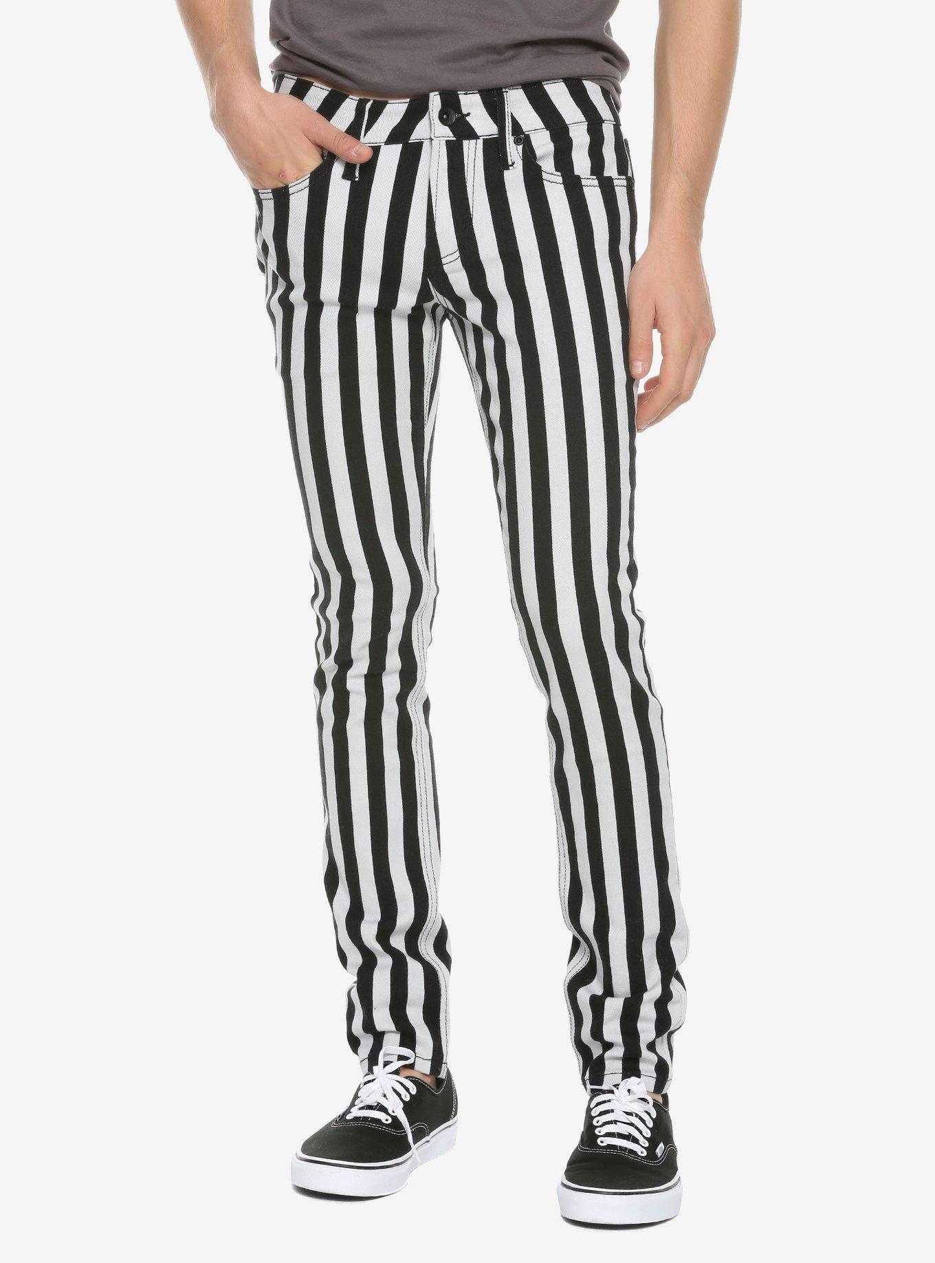 White striped jeans on sale mens