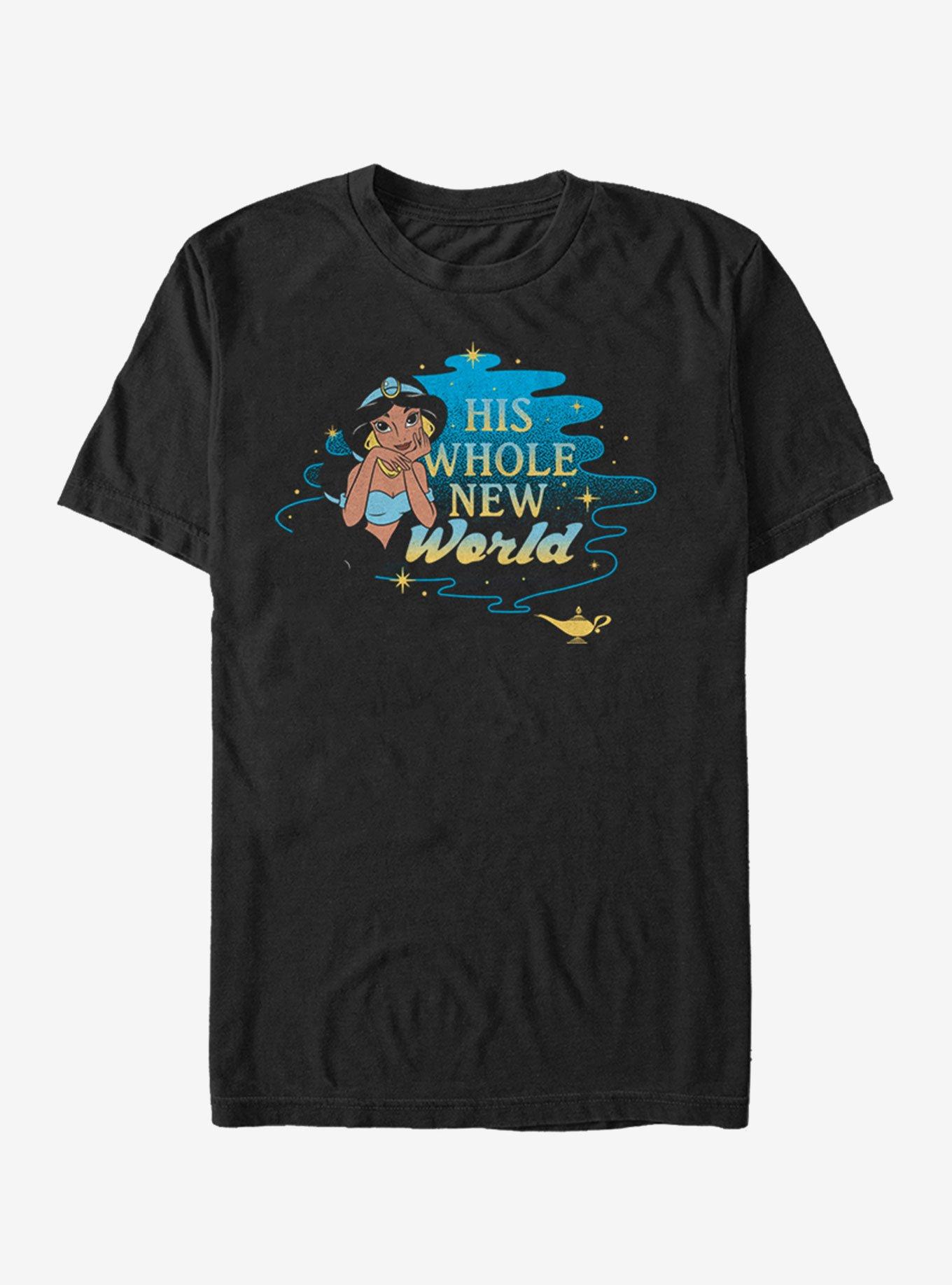 Disney Aladdin His New Whole New World T-Shirt, BLACK, hi-res
