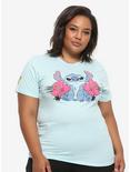 Disney Lilo & Stitch Pineapple Sleeve Girls T-Shirt Plus Size, MULTI, hi-res