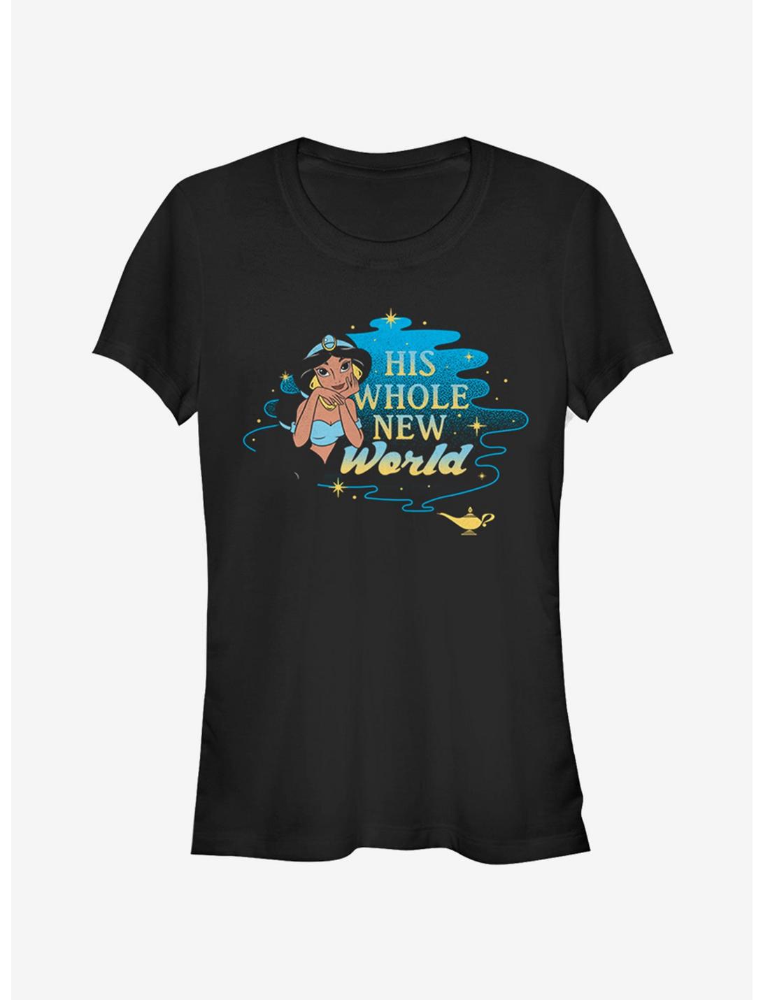 Disney Aladdin His Whole New World Girls T-Shirt, BLACK, hi-res