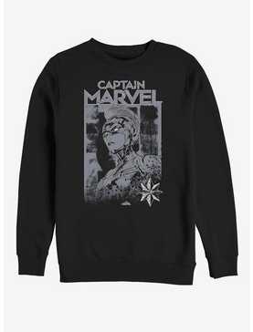 Marvel Captain Marvel Marvel Stamp Sweatshirt, , hi-res