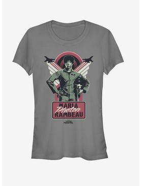Marvel Captain Marvel Photon Rambeau Girls T-Shirt, CHARCOAL, hi-res