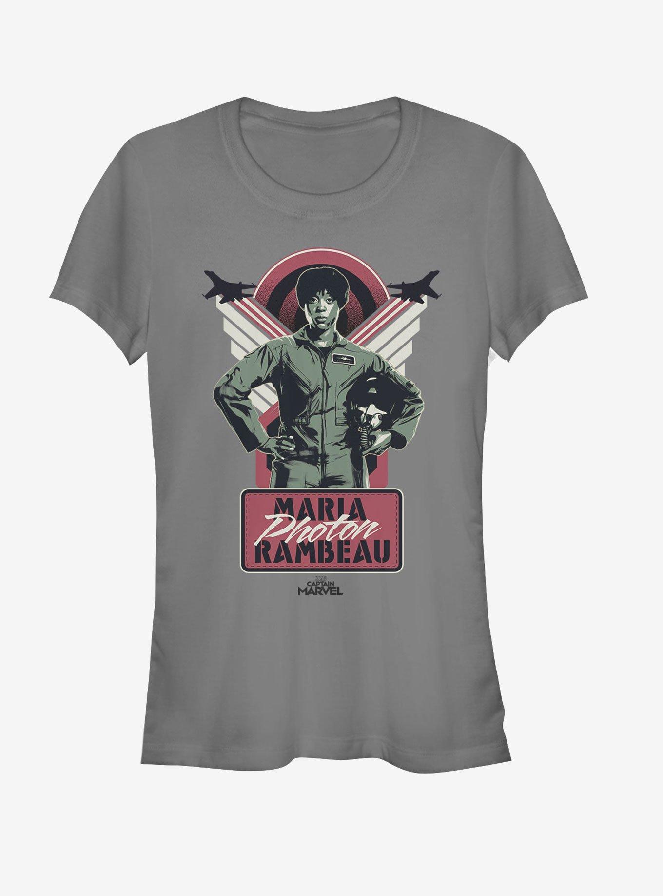 Marvel Captain Marvel Photon Rambeau Girls T-Shirt, CHARCOAL, hi-res