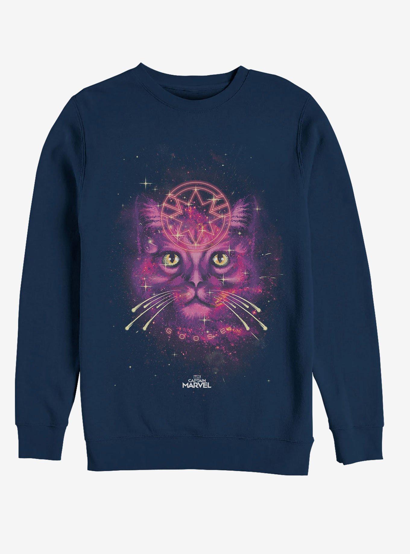 Marvel Captain Marvel Pink Goose Sweatshirt, , hi-res