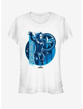 Marvel Captain Marvel Spirit Force Girls T-Shirt, WHITE, hi-res