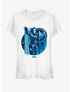 Marvel Captain Marvel Spirit Force Girls T-Shirt, WHITE, hi-res