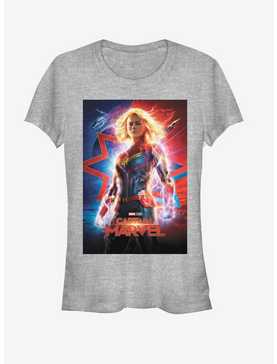 Marvel Captain Marvel Marvel Poster Girls T-Shirt, , hi-res