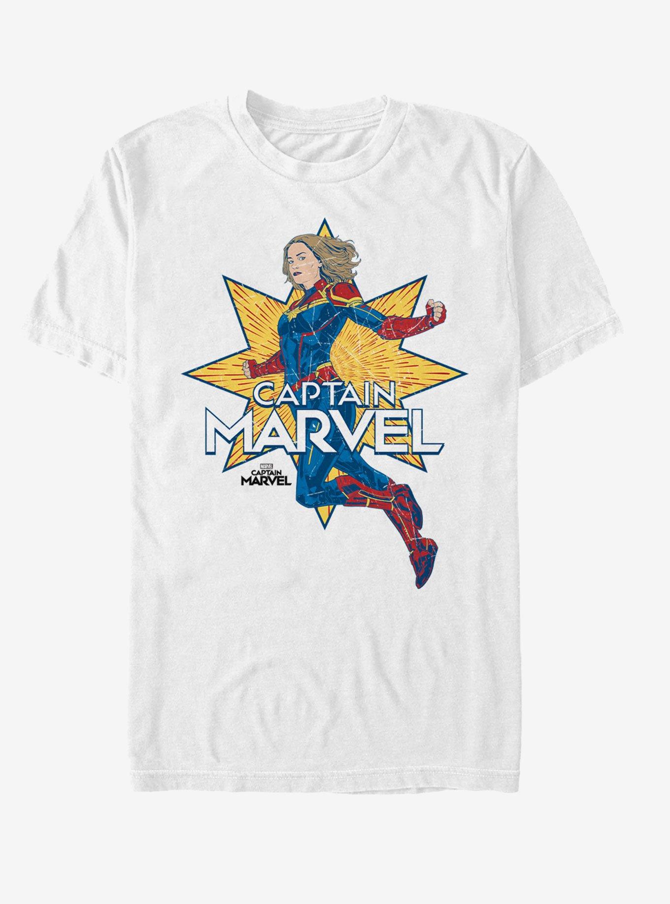 Captain marvel best sale t shirt mens