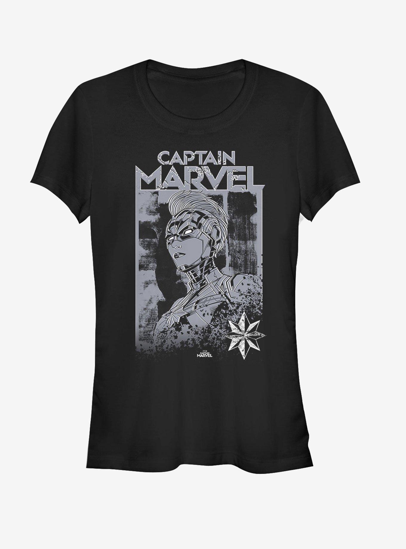 Marvel Captain Marvel Marvel Stamp Girls T-Shirt, , hi-res