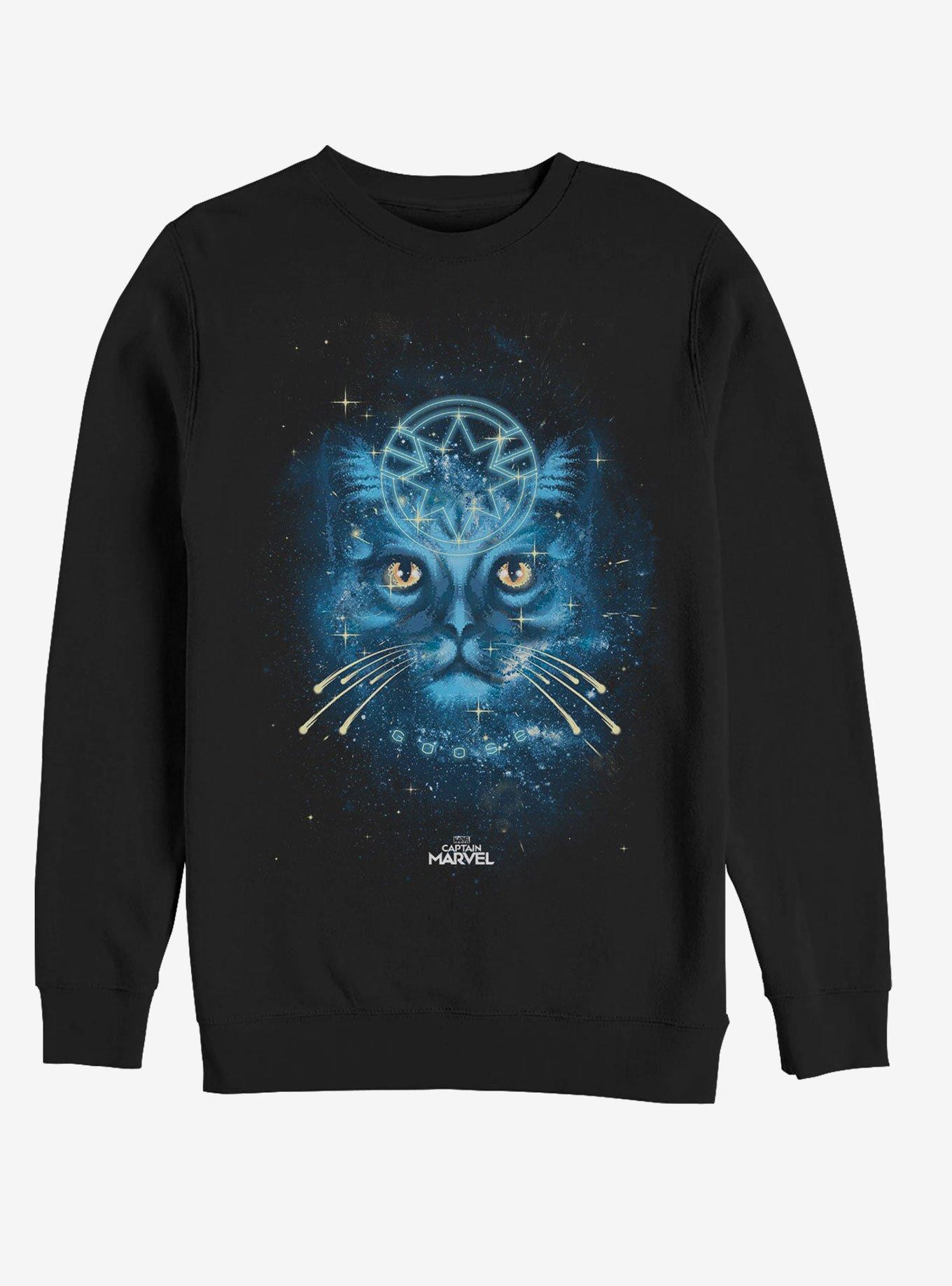 Marvel Captain Marvel Spirit Cat Sweatshirt, , hi-res