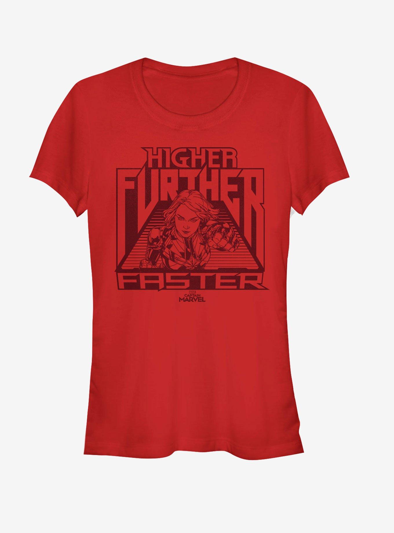 Marvel Captain Marvel Fast Danvers Girls T-Shirt, , hi-res