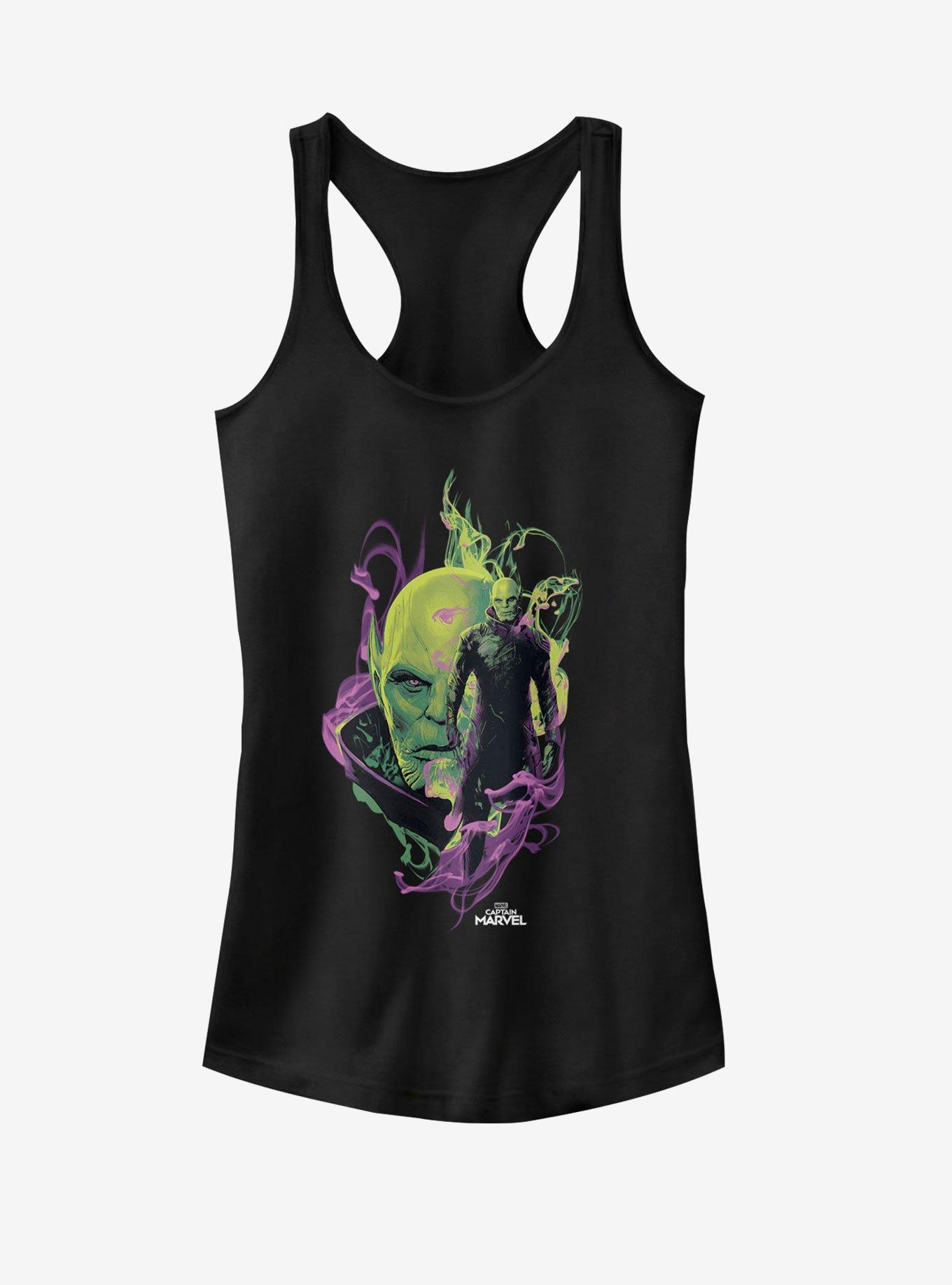 Marvel Captain Marvel In Smoke Girls Tank, , hi-res