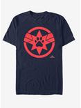 Marvel Captain Marvel Paw Logo T-Shirt, NAVY, hi-res