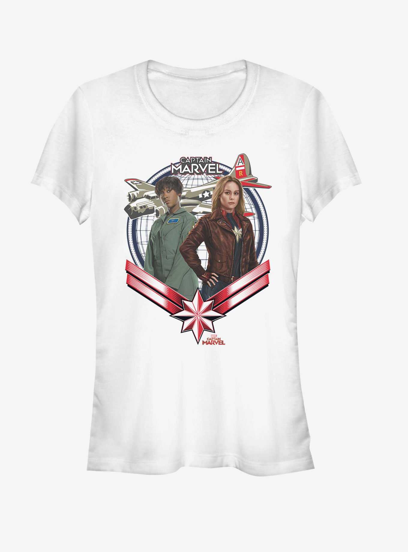Marvel Captain Marvel Two Gunners Girls T-Shirt, , hi-res