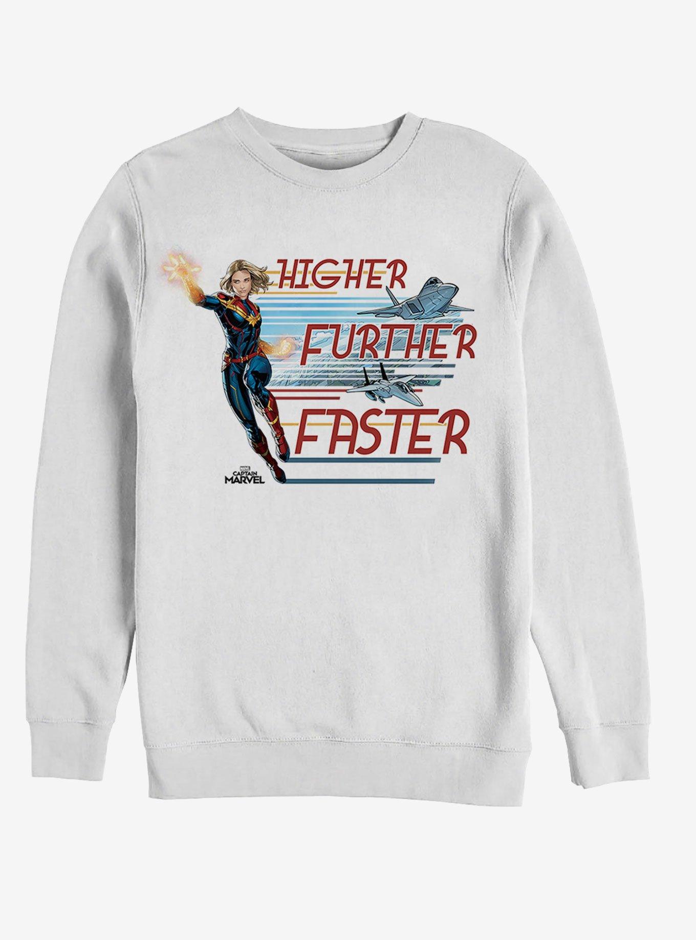 Marvel Captain Marvel Stream Jets Sweatshirt, , hi-res