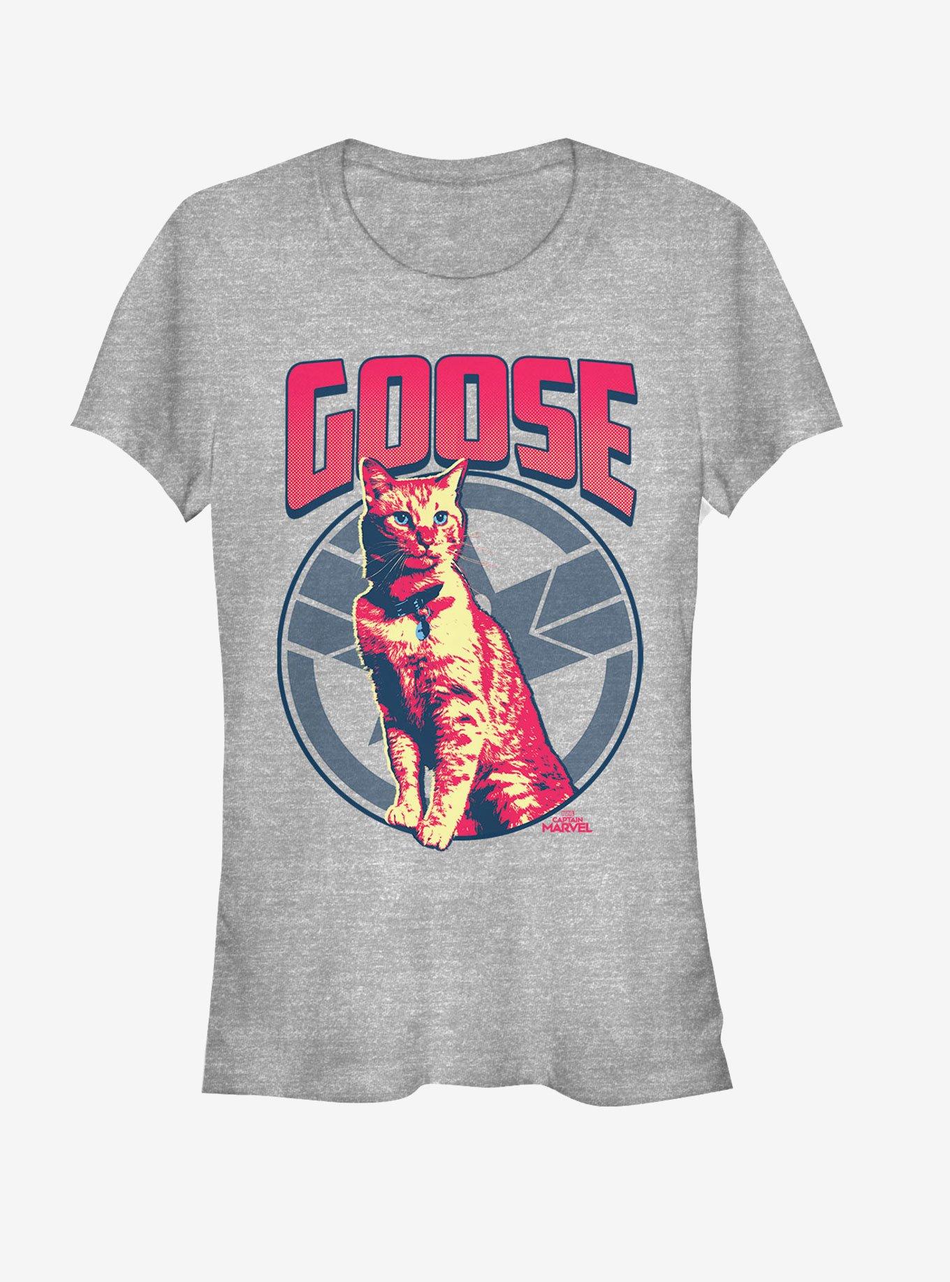 Marvel Captain Marvel Goose on the Loose Girls T-Shirt, ATH HTR, hi-res