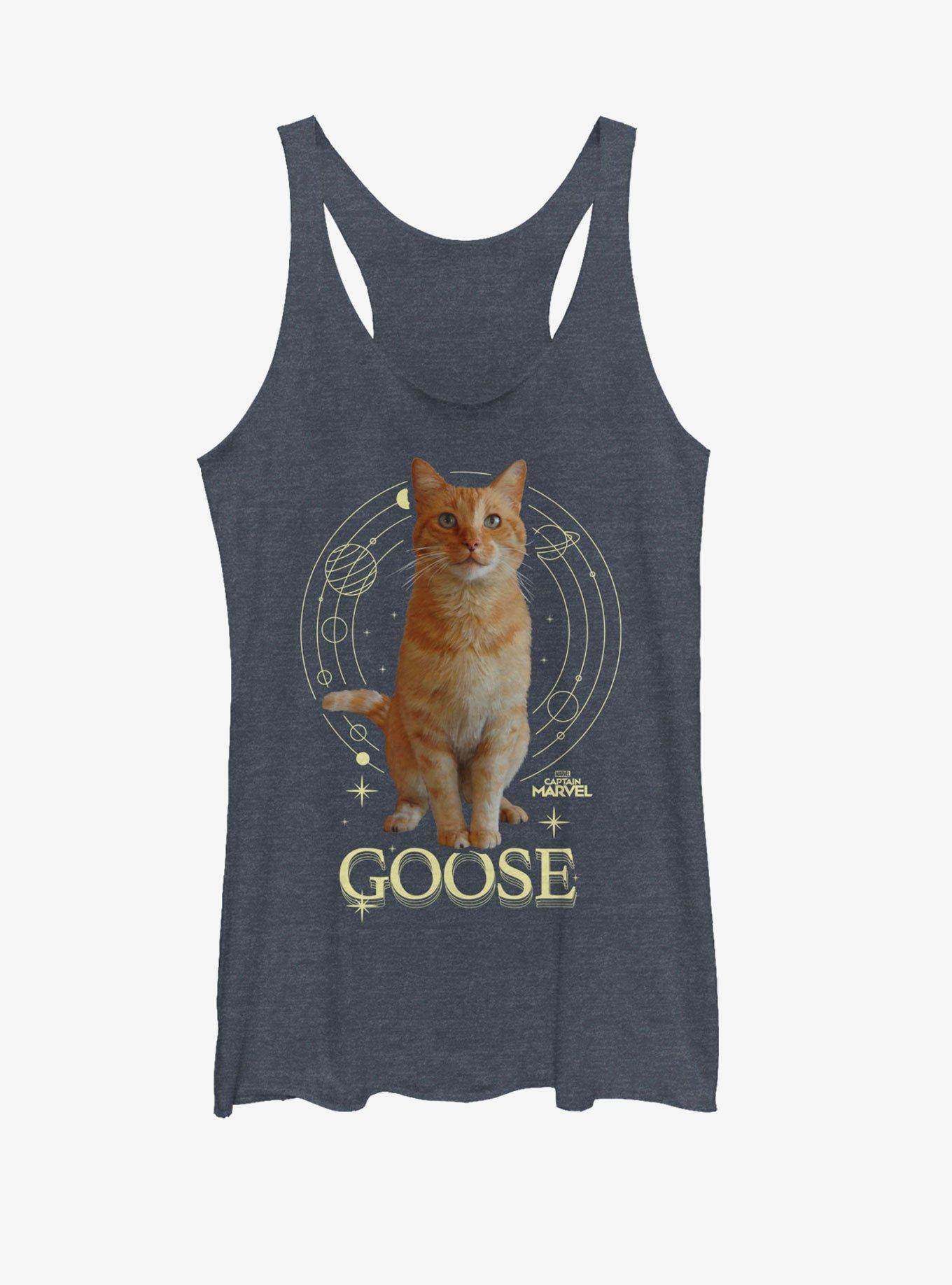 Marvel Captain Marvel Goose Kitty Girls Tank