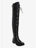 Get Into Action Over-The-Knee Boots, BLACK, hi-res