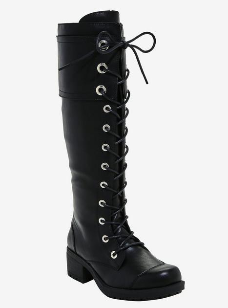 On A Mission Pole Boots | Hot Topic
