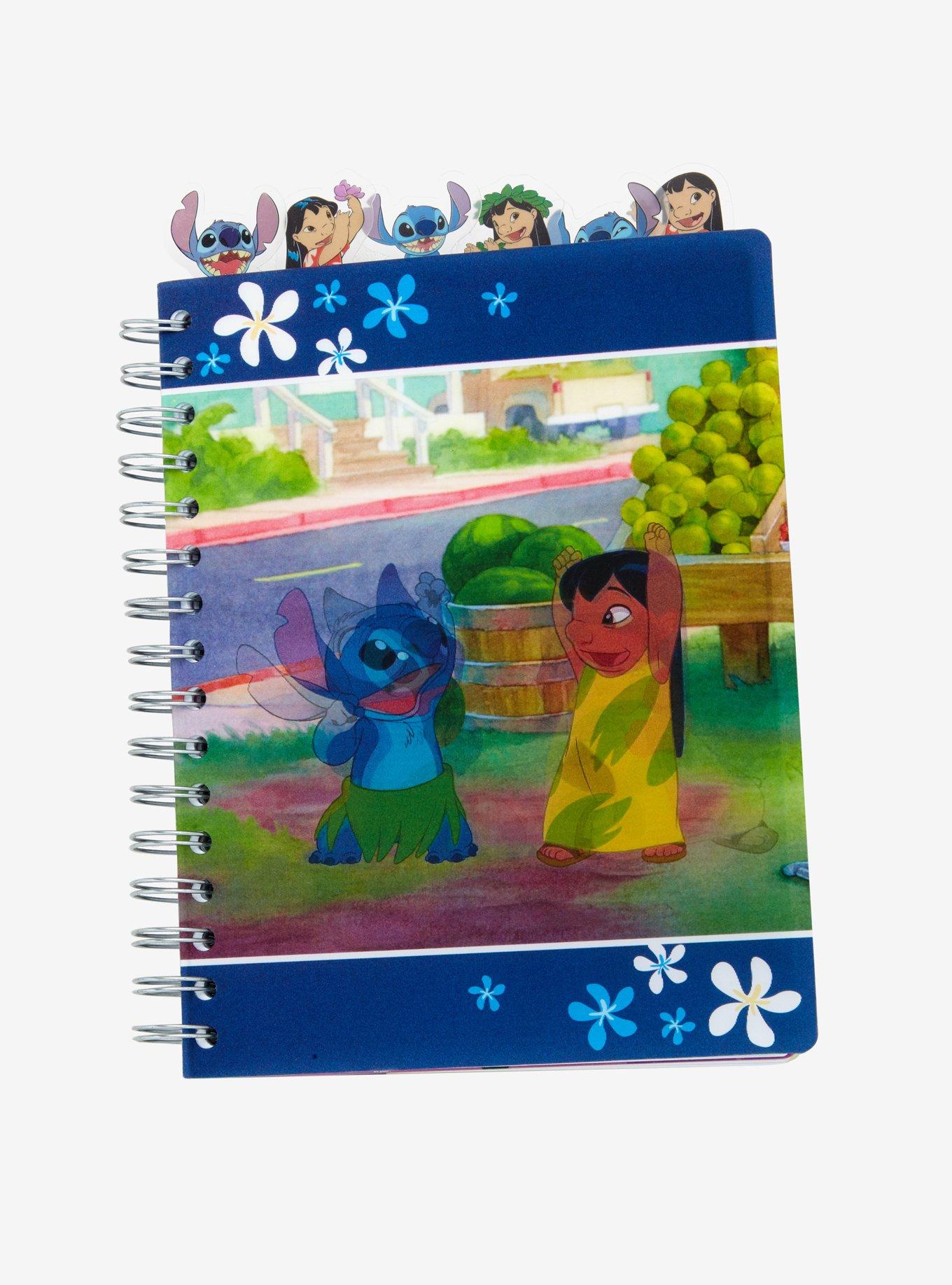 Disney Lilo & Stitch Tabbed Lenticular Journal, , hi-res