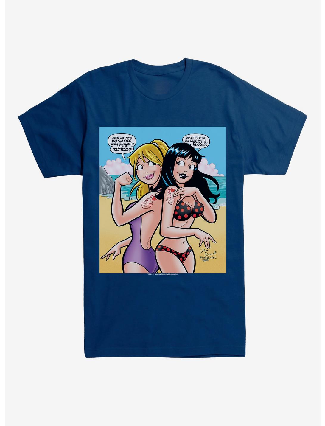 Archie Comics Betty and Veronica Beach T-Shirt, NAVY, hi-res