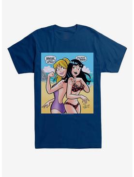 Archie Comics Betty and Veronica Beach T-Shirt, NAVY, hi-res