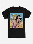 Archie Comics Betty and Veronica Beach T-Shirt, BLACK, hi-res